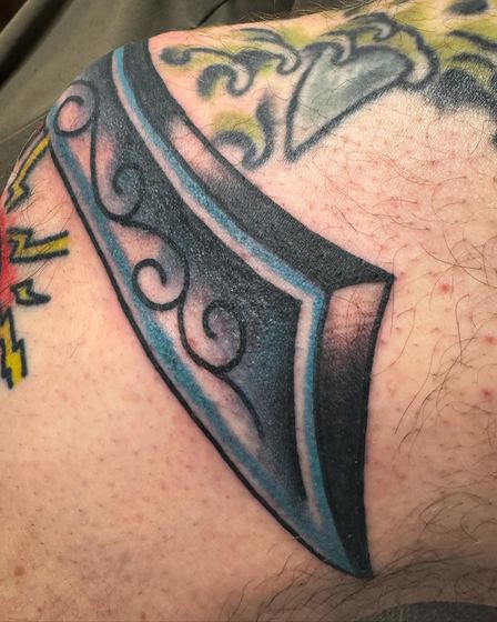 Black & Gray tattoo work by Chris Tate