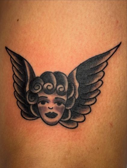 Black & Gray tattoo work by Chris Tate