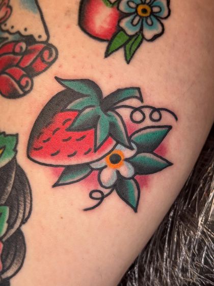 Color tattoo work by Chris Tate
