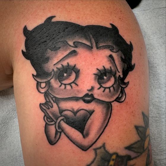 Color tattoo work by Chris Tate
