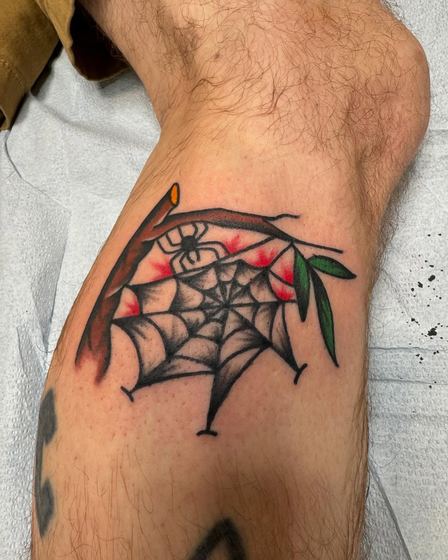 Color tattoo work by Chris Tate