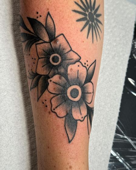 Black & Gray tattoo work by Chris Tate