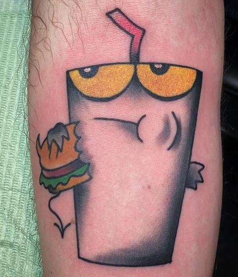 Color tattoo work by Chris Tate