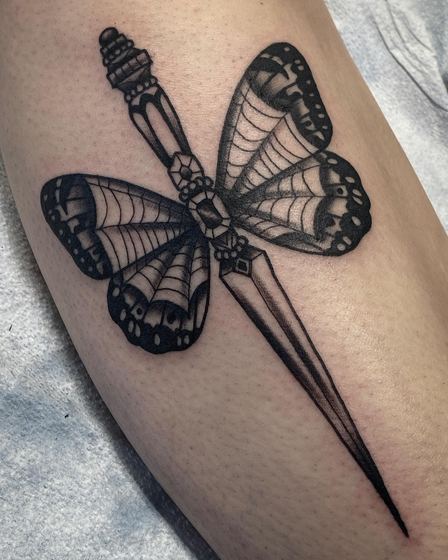 Black & Gray tattoo work by Chris Tate