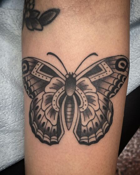 Black & Gray tattoo work by Chris Tate