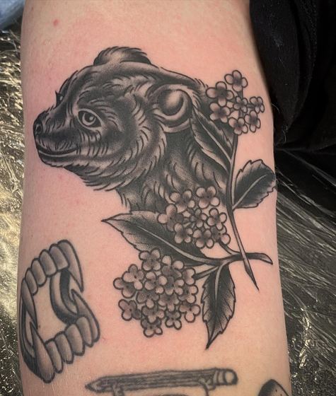 Black & Gray tattoo work by Chris Tate
