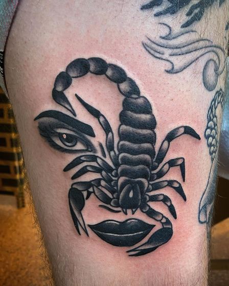 Black & Gray tattoo work by Chris Tate