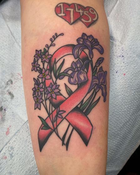 Color tattoo work by Chris Tate