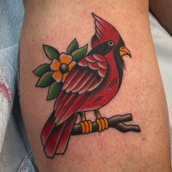 Color tattoo work by Chris Tate