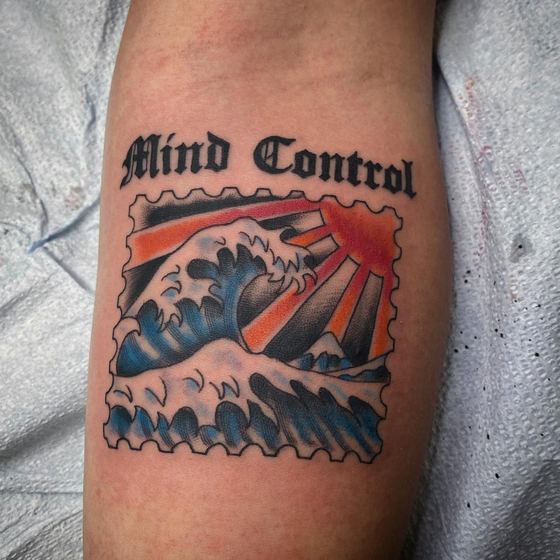 Color tattoo work by Chris Tate