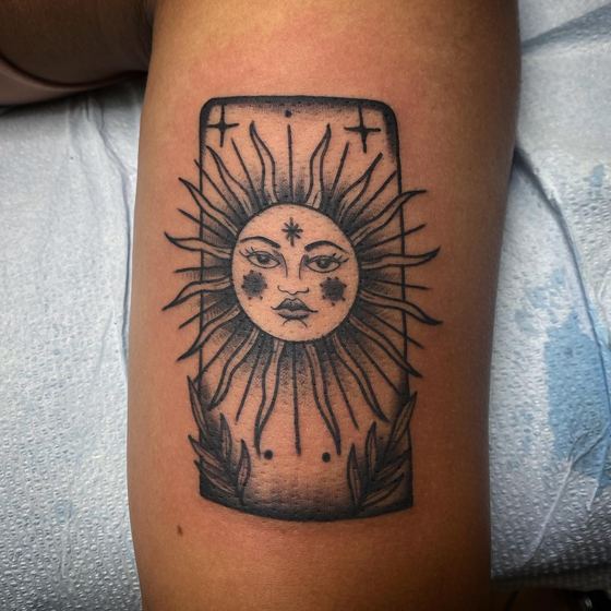 Black & Gray tattoo work by Chris Tate