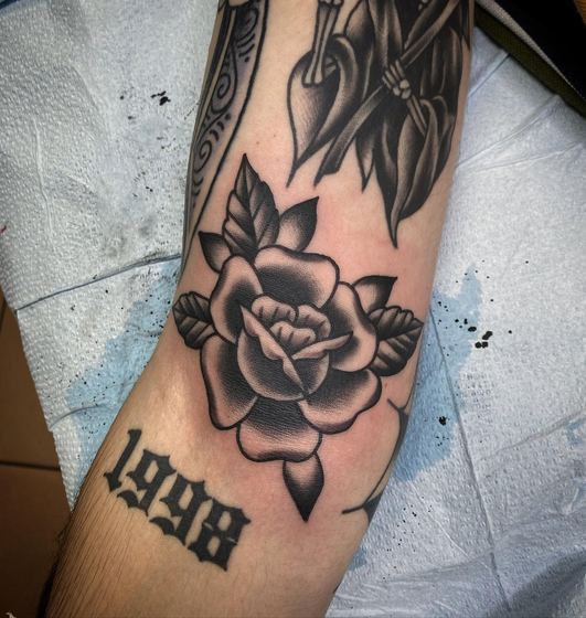 Black & Gray tattoo work by Chris Tate