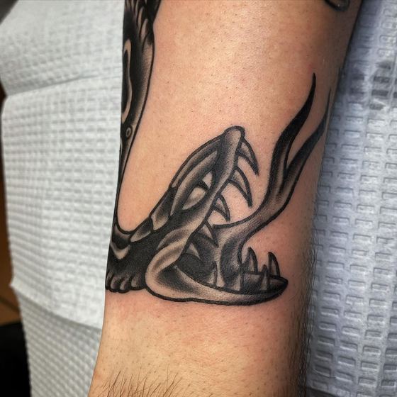 Black & Gray tattoo work by Chris Tate