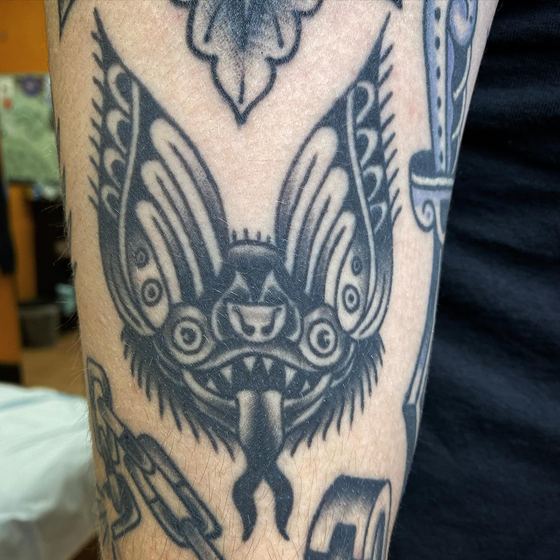Black & Gray tattoo work by Chris Tate