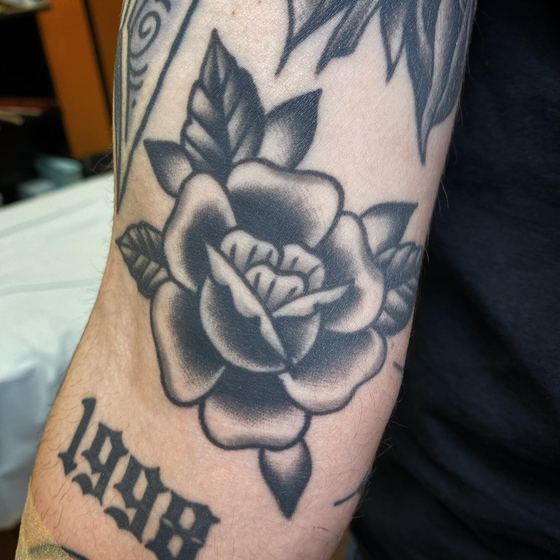 Black & Gray tattoo work by Chris Tate