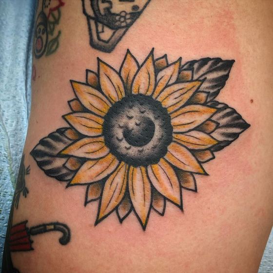 Black & Gray tattoo work by Chris Tate