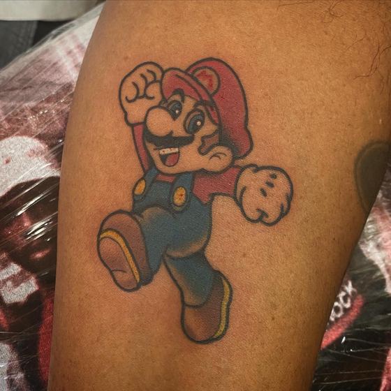 Color tattoo work by Chris Tate