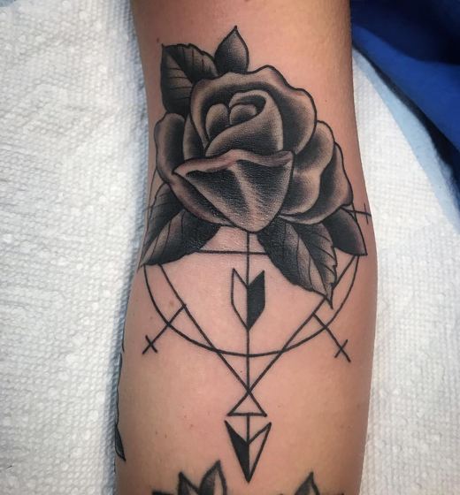 Black & Gray tattoo work by Chris Tate