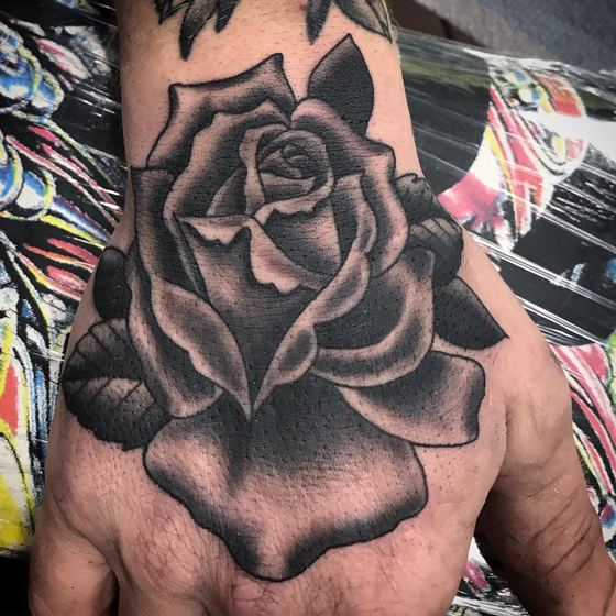 Black & Gray tattoo work by Chris Tate