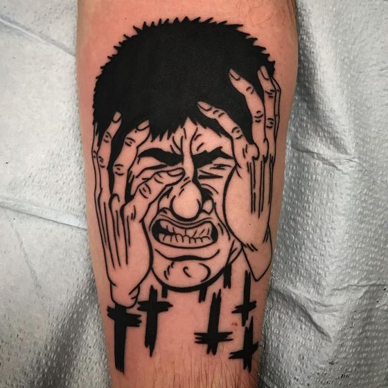 Black & Gray tattoo work by Chris Tate