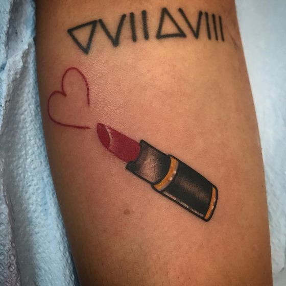 Color tattoo work by Chris Tate