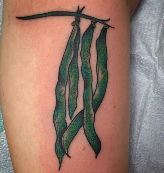 Color tattoo work by Chris Tate